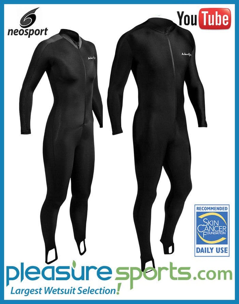 Neosport by Henderson Skin Suit Sport Skin Black and Yellow 50+ UV Protection