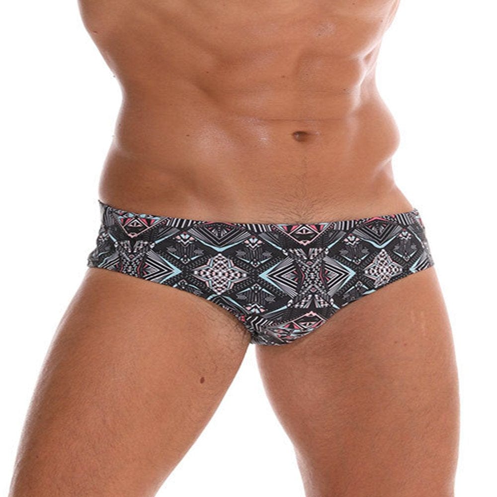 New Men Boxer Briefs Swimming Shorts Trunks Swimwear Swimsuit Underwear Bikini Swimming Bathing Surfing Suit Quick Drying 19 Color M-3XL