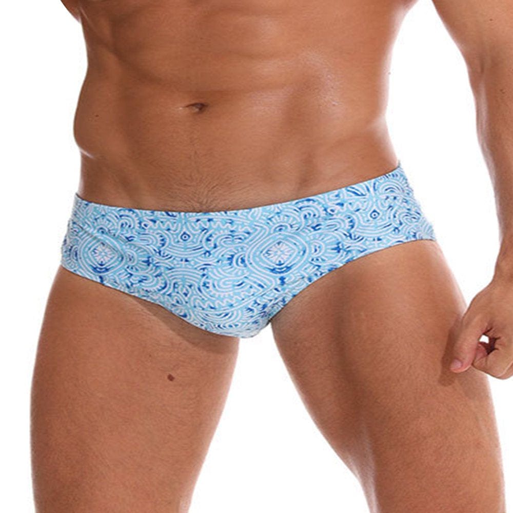 New Men Boxer Briefs Swimming Shorts Trunks Swimwear Swimsuit Underwear Bikini Swimming Bathing Surfing Suit Quick Drying 19 Color M-3XL