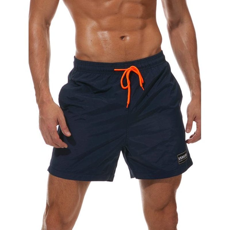 New Men Swim Trunks Shorts Pants Board Shorts Boardshorts Swimwear Swimsuit Beachwear Casual Surfing Swimming Bathing Suit Quick Dry Summer Yellow XS