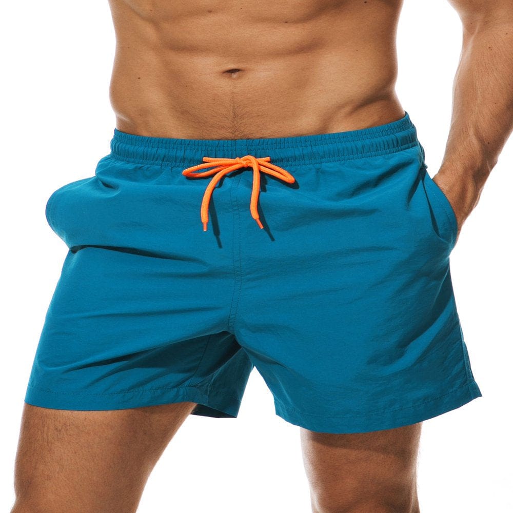 New Men Swim Trunks Shorts Pants Board Shorts Boardshorts Swimwear Swimsuit Beachwear Casual Surfing Swimming Bathing Suit Quick Dry Summer Yellow XS
