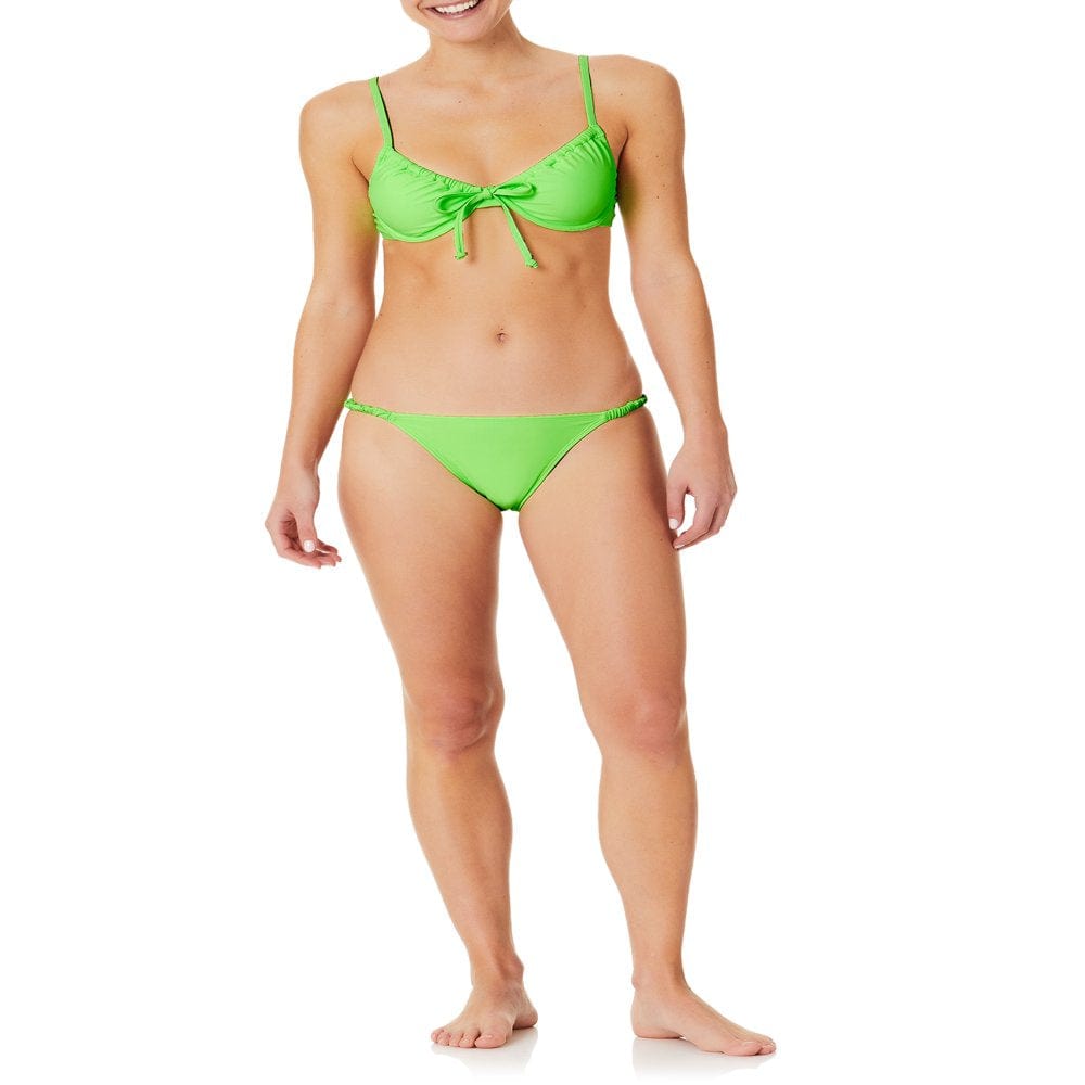 No Boundaries Junior'S Plaid Adjustable Bikini Top