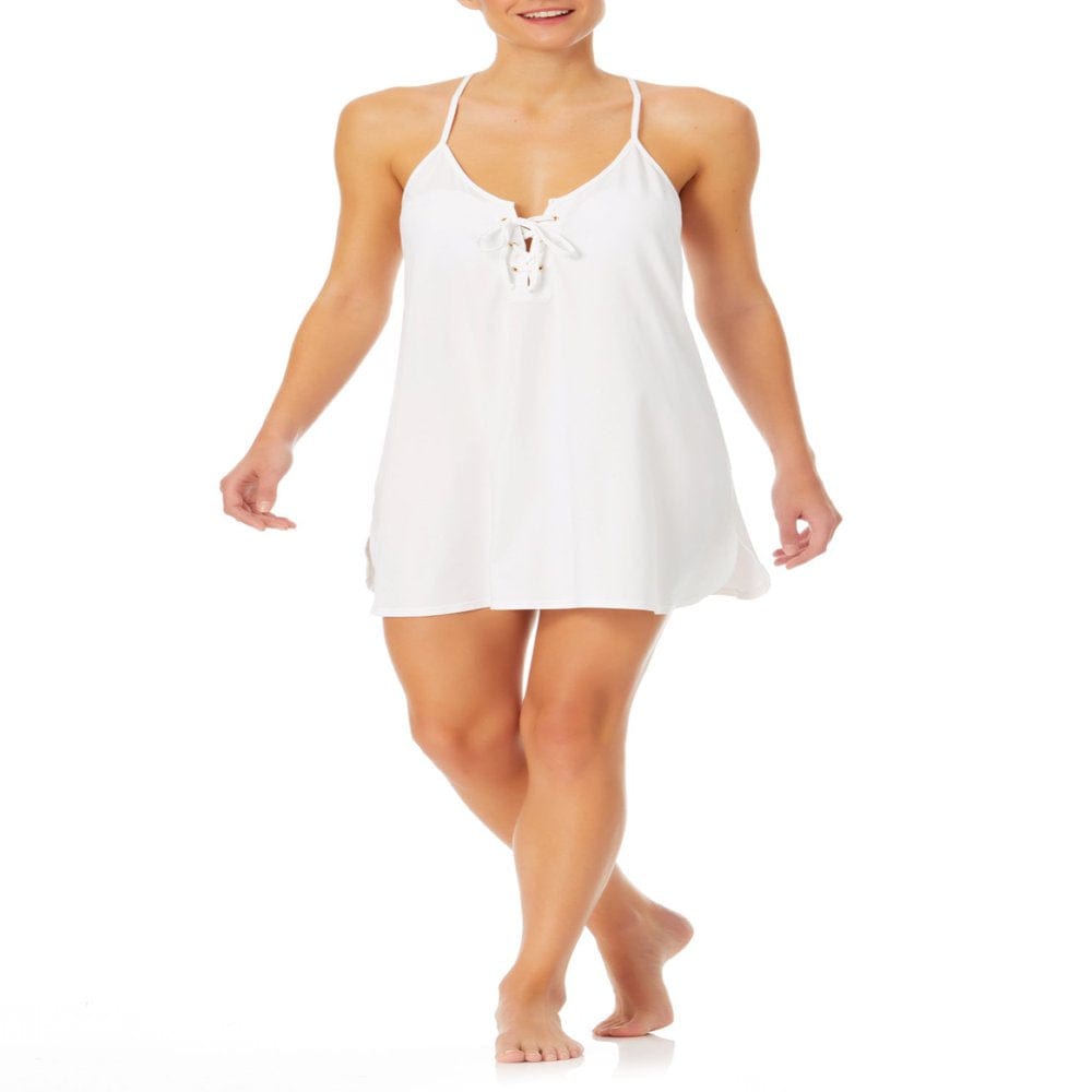 No Boundaries Solid Halter Cover Up