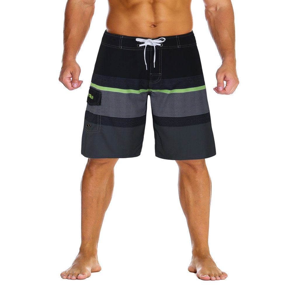 Nonwe Men'S Sportwear Quick Dry Board Shorts with Lining Gray 34