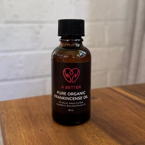 Pure Organic Frankincense Oil 30mL Amber Glass Bottle