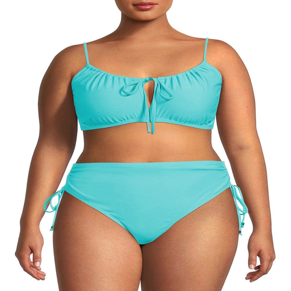Time and Tru Women'S and Women'S plus Size Keyhole Bikini Top