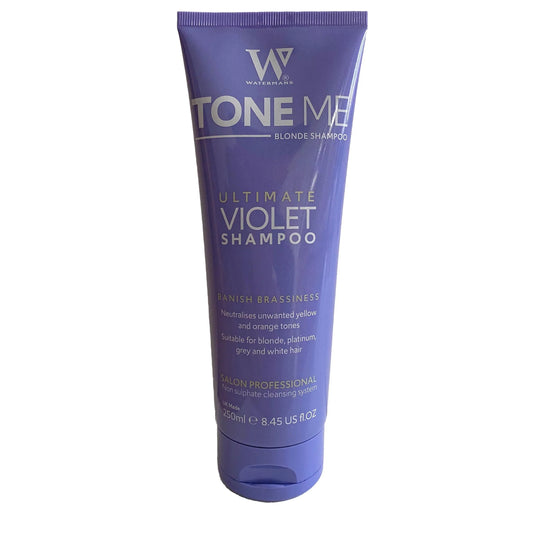 Tone Me Purple Shampoo 250ml Sulphate Free - For Blonde Bleached and Grey Hair