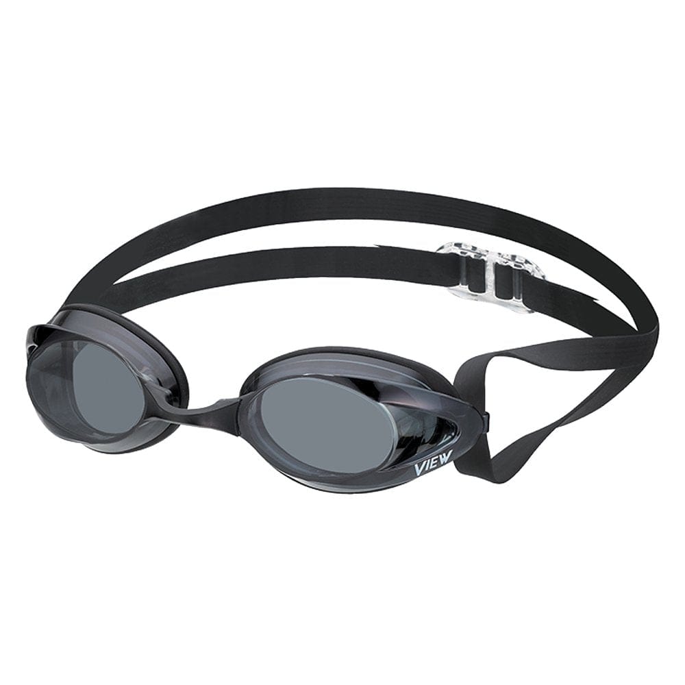VIEW Swimming Gear V-101 Sniper II Racing Swim Goggles, Black
