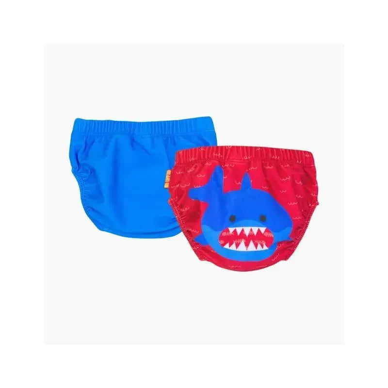 Zoocchini - 2Pk Knit Swim Diaper Set, Shark